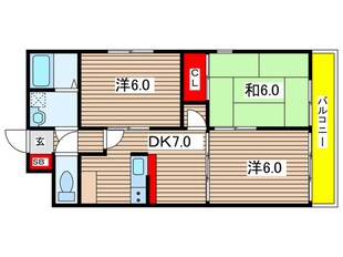 カサグランデ嵯峨野の物件間取画像